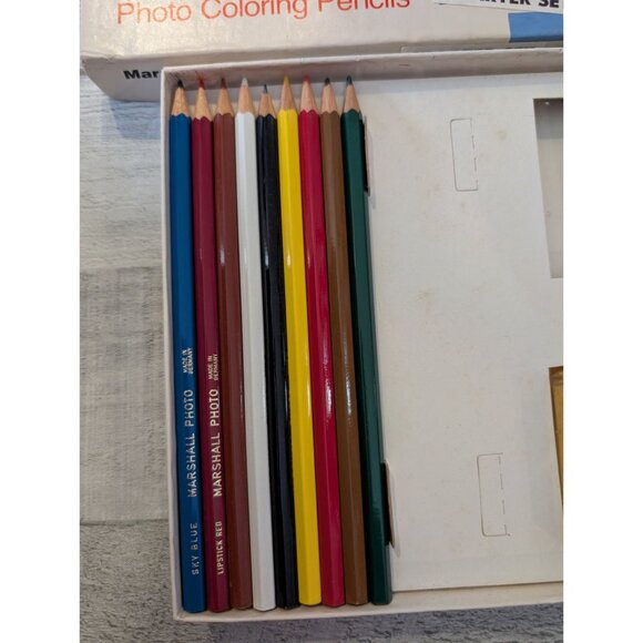 Marshalls Photo Coloring Pencils Starter Set With P.M. Solution & Instructions - Picture 2 of 4